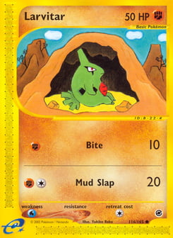 Larvitar Expedition Base Set #116
