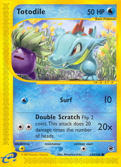 Totodile Expedition Base Set #134