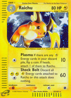 Raichu Expedition Base Set #25