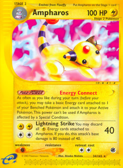 Ampharos Expedition Base Set #34