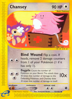 Chansey Expedition Base Set #72