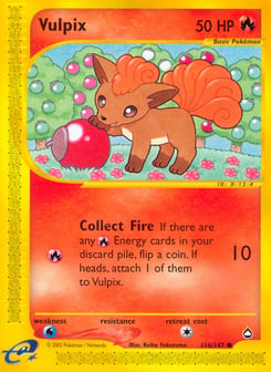 Vulpix Aquapolis #116