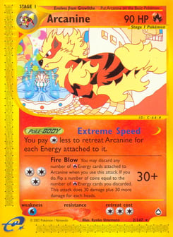 Arcanine Aquapolis #2