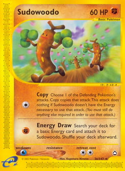 Sudowoodo Aquapolis #36