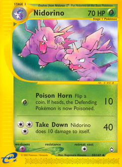 Nidorino Aquapolis #55
