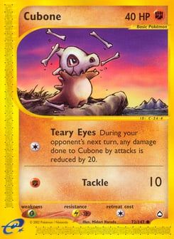 Cubone Aquapolis #72