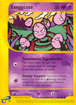 Exeggcute Aquapolis #77