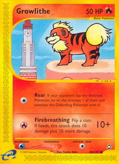 Growlithe Aquapolis #80