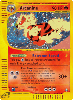 Arcanine Aquapolis #H2