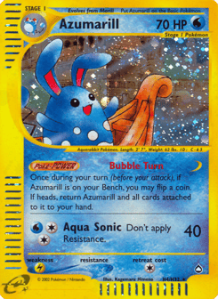 Azumarill Aquapolis #H4