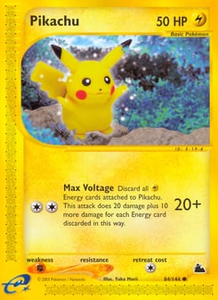 Pikachu Skyridge #84