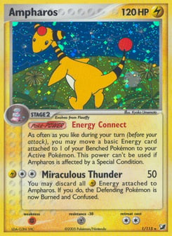 Ampharos Unseen Forces #1
