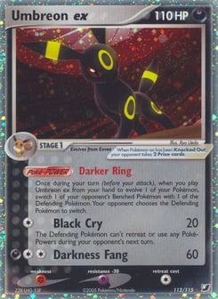 Umbreon ex Unseen Forces #112