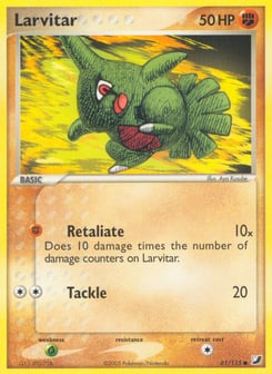 Larvitar Unseen Forces #61