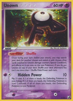 Unown Unseen Forces #F