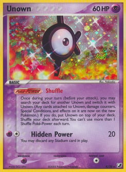 Unown Unseen Forces #K