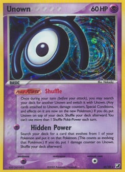 Unown Unseen Forces #M