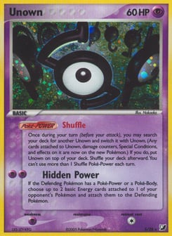 Unown Unseen Forces #S