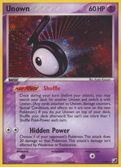 Unown Unseen Forces #T