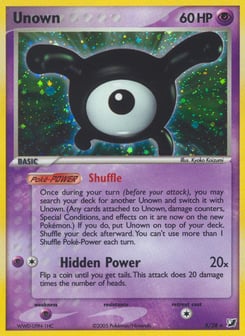 Unown Unseen Forces #X