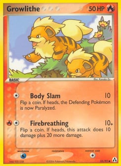Growlithe Legend Maker #55