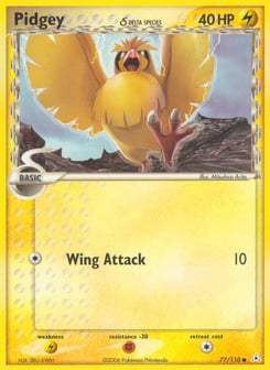 Pidgey δ Holon Phantoms #77
