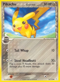 Pikachu δ Holon Phantoms #79