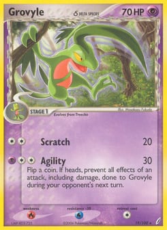Grovyle δ Crystal Guardians #19