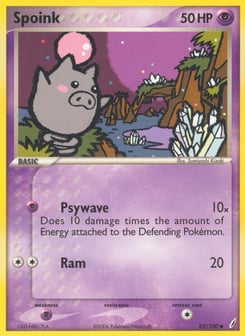 Spoink Crystal Guardians #62