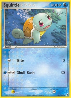 Squirtle Crystal Guardians #63