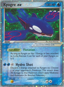 Kyogre ex Crystal Guardians #95