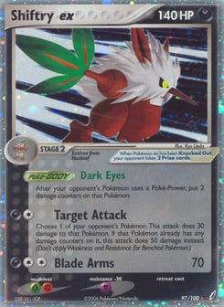Shiftry ex Crystal Guardians #97