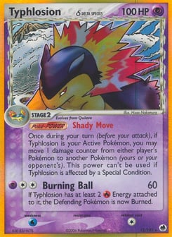 Typhlosion δ Dragon Frontiers #12