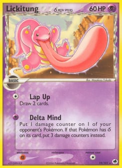 Lickitung δ Dragon Frontiers #19