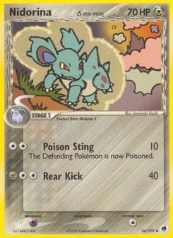 Nidorina δ Dragon Frontiers #34