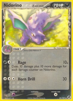 Nidorino δ Dragon Frontiers #35