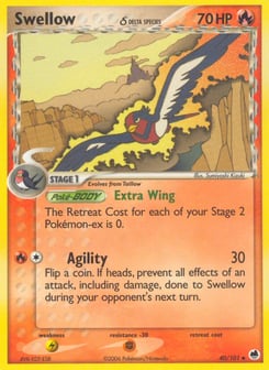 Swellow δ Dragon Frontiers #40