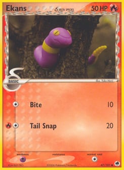 Ekans δ Dragon Frontiers #47