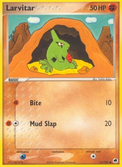 Larvitar Dragon Frontiers #51