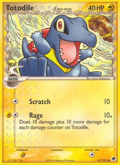 Totodile δ Dragon Frontiers #67