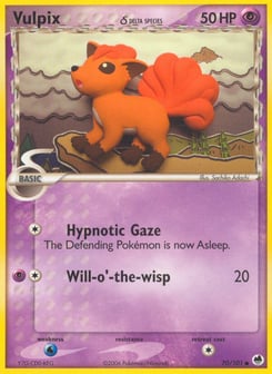 Vulpix δ Dragon Frontiers #70