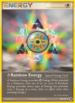 δ Rainbow Energy Dragon Frontiers #88