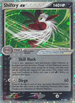 Shiftry ex Power Keepers #97
