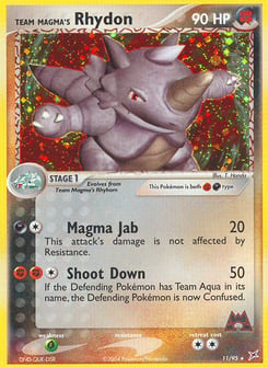 Team Magma's Rhydon Team Magma vs Team Aqua #11