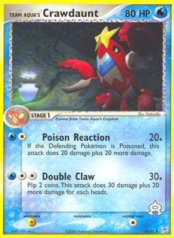 Team Aqua's Crawdaunt Team Magma vs Team Aqua #14