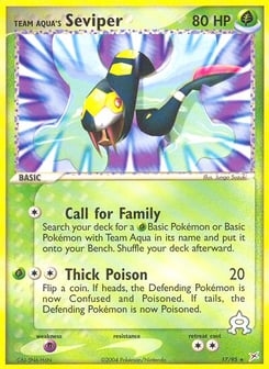 Team Aqua's Seviper Team Magma vs Team Aqua #17