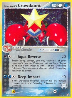 Team Aqua's Crawdaunt Team Magma vs Team Aqua #2
