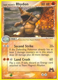 Team Magma's Rhydon Team Magma vs Team Aqua #22