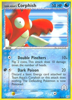 Team Aqua's Corphish Team Magma vs Team Aqua #26