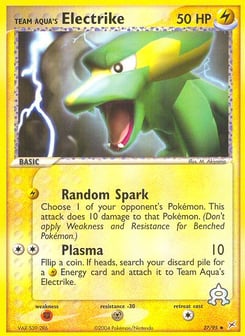 Team Aqua's Electrike Team Magma vs Team Aqua #27